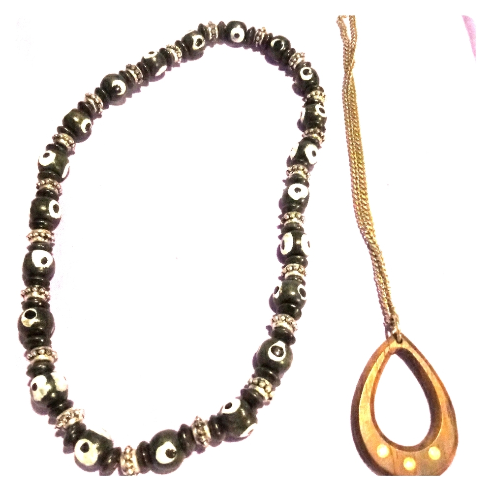 Necklace and braclets